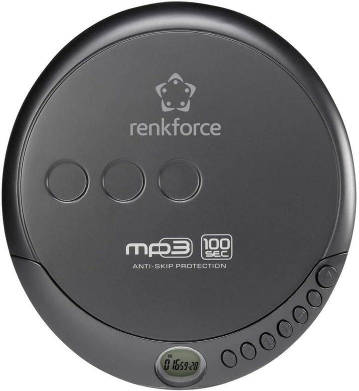 Renkforce RF-CDP-200 Tragbarer CD-Player CD, MP3 Schwarz