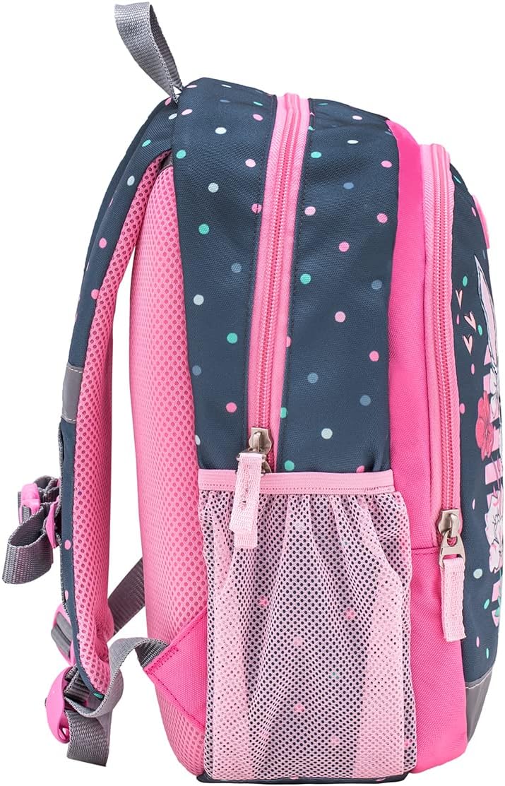 Belmil Kindergartenrucksack mit Brustgurt und Namensschild für 3-6 Jährige/Mädchen / 12 L/Krippenruc