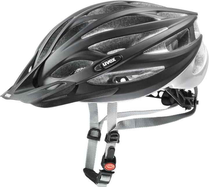 Uvex Oversize black mat silver 61-65 cm, black mat silver 61-65 cm