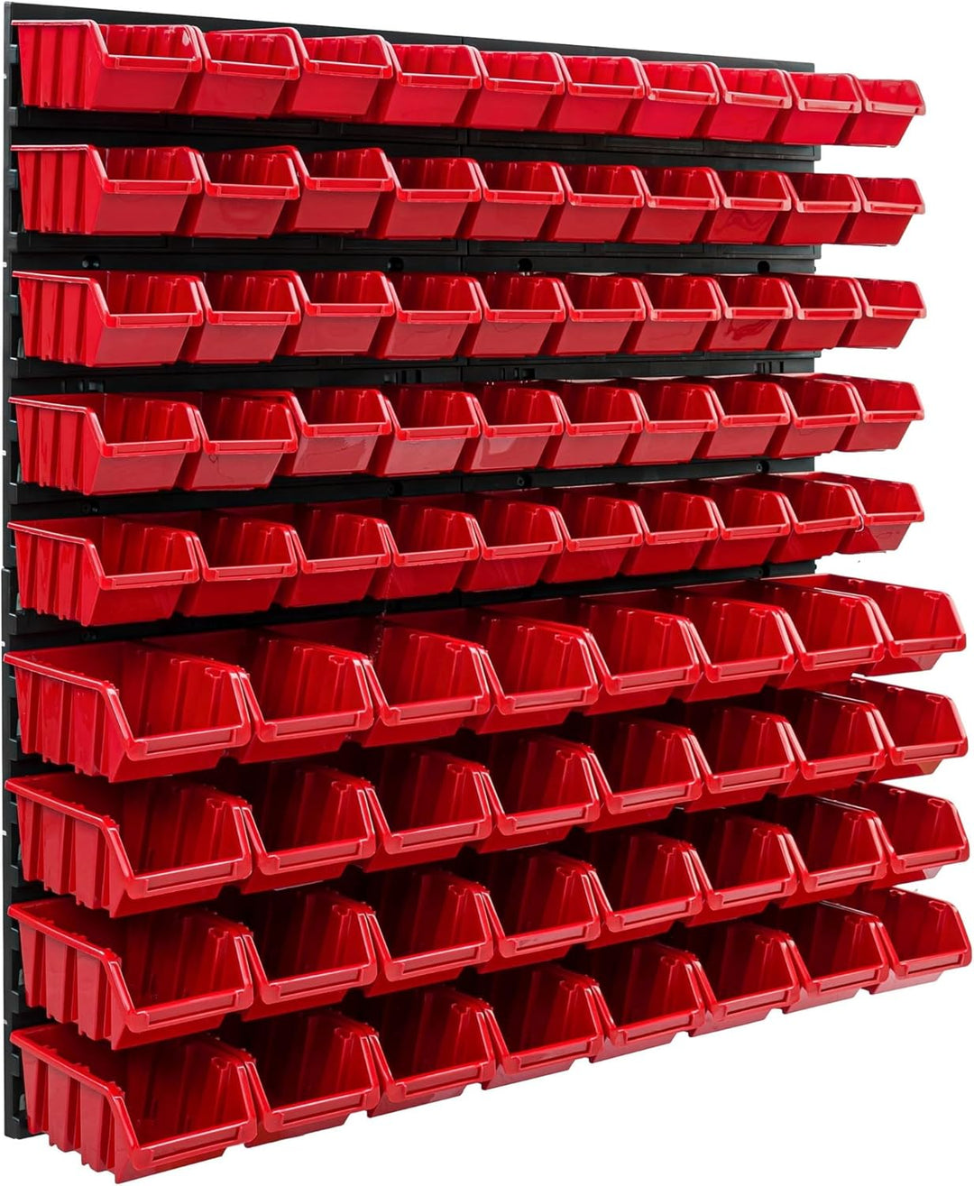 botle 82 Stapelboxen Wandregal Werkzeugwand 772 x 780 mm Kunststoff Werkzeughalter Wandplatte Garage