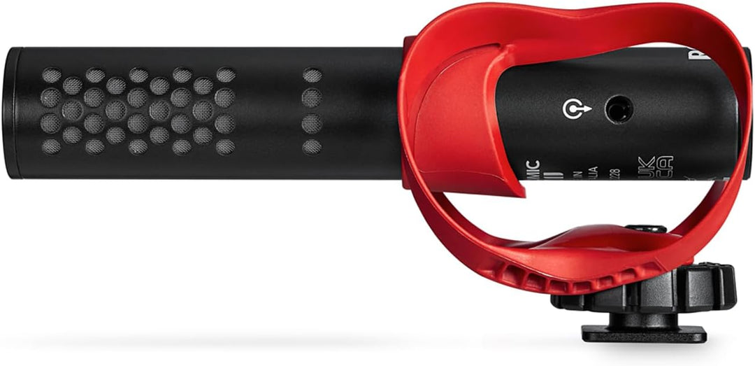 Rode Videomic Go II Helix Kamera/USB-Richtmikrofon mit keepdrum Boompole, Videomic Go II Helix + mk3