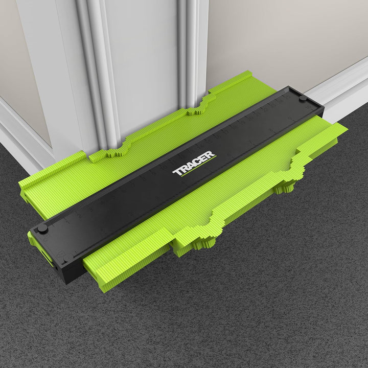 TRACER Konturenlehre x 2 und Tieflochmarker Bleistift. 130mm und 250mm Konturenlehre mit Feststeller