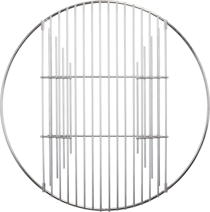 Grillrost Edelstahl Rostauflage klappbar Rostfrei von Brandsseller Rund Ø 54,5 cm für Weber 57 cm ge