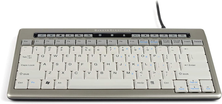 Bakker Eikhuizen KEYBSAT1HY Saturnus 840 Design S-Board Mini Tastatur mit Nummernblock (QWERTY, 10-H
