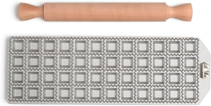 Marcato RA-Q25X48-CLS 25x48 Quadrat Ravioliform, Aluminum, Black 25mm 48pz, 25mm 48pz