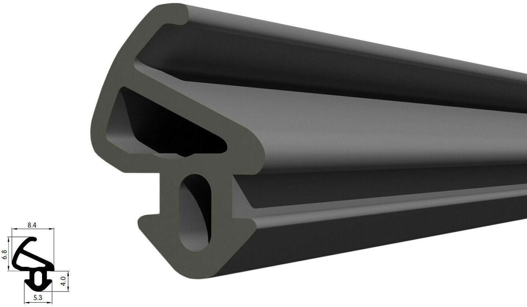 DQ-PP Fensterdichtung | Schwarz | 20 Meter | S-900 LB | PVC Fenster | Gummidichtug Dichtung Dichtban