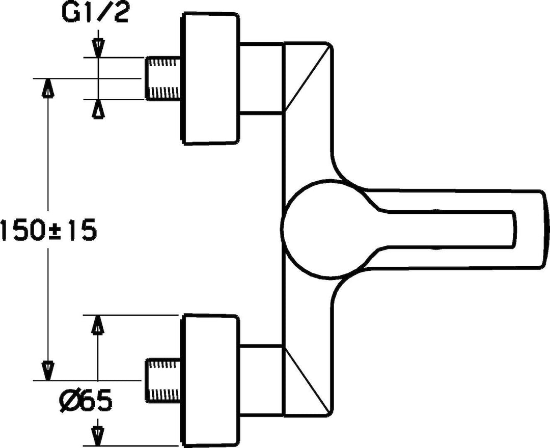 Hansa 3742173 Hansaronda Wannen Armatur