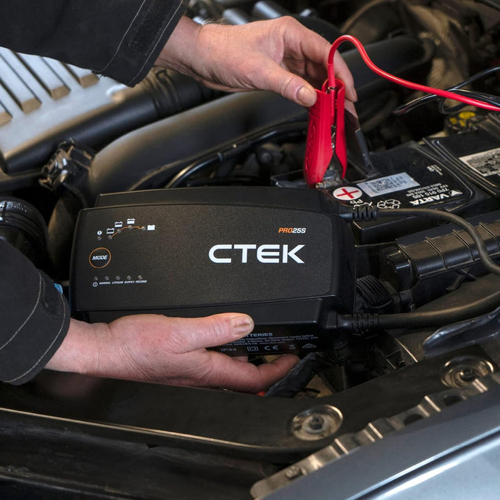 CTEK PRO25S, 25A, Batterieladegerät 12V Und Stromversorgung, Batteriepfleger, Ladegerät LiFePO4, Lit