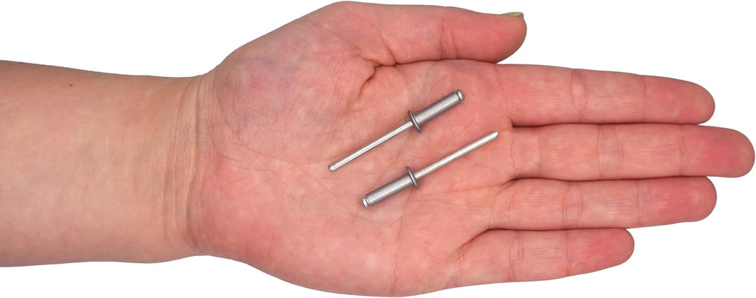 (400 Stück) Lackierte Blindnieten 4,0 x 14 mm, Kuppelkopf, DIN 7337, Aluminiumniete und Stahldorn, P