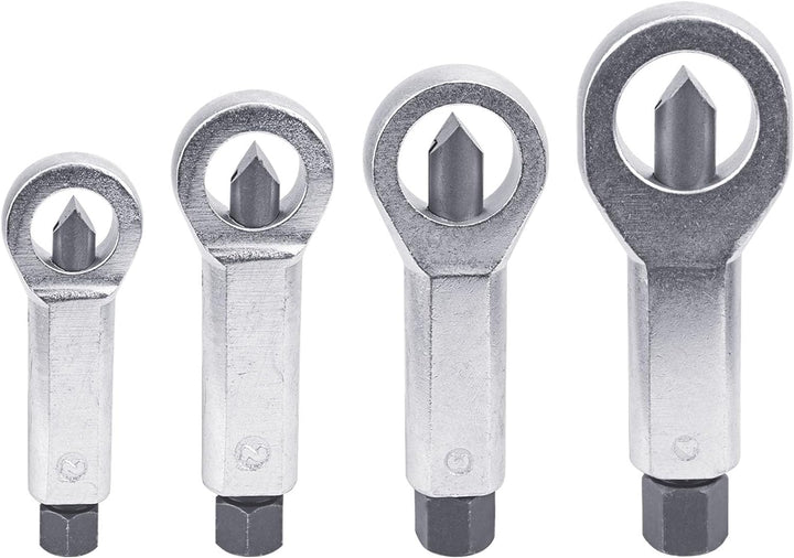 BIGP 4-tlg Mutternsprenger-Satz, 9-12 mm / 12-16 mm / 16-22 mm / 22-27 mm Nuss Splitter Mutter Entfe