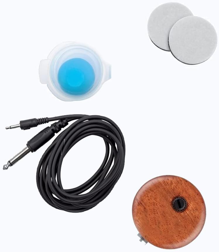Fire & Stone 942014 Akustiktonabnehmer UP-2 Piezo, rund, Volumenregler, UP-2