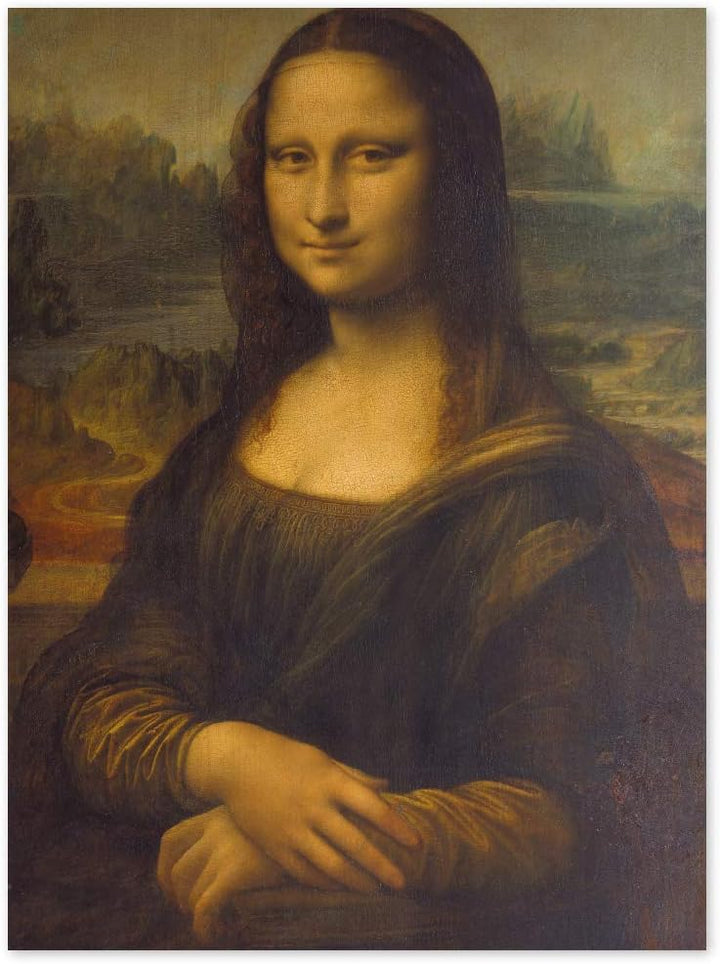 JUNIWORDS Poster, Leonardo da Vinci, Mona Lisa, 60 x 80 cm, 60 x 80 cm