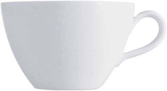 Alessi Mami“ Cappuccino-Obertasse 6 Stück aus weissem Porzellan 9,0cm, 6