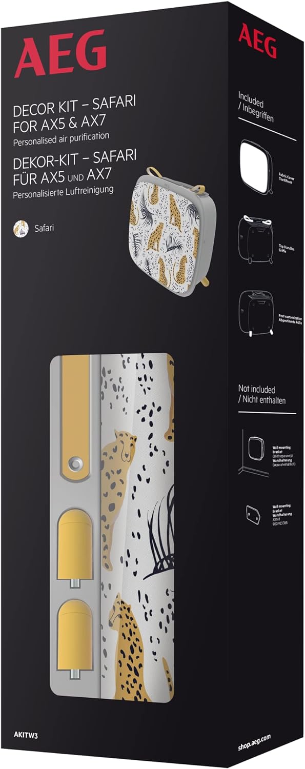 AEG AKITW3 Dekor Kit Safari (Passend für AX51 & AX71 Luftreiniger, Recycelte Premium-Textilfront, ve
