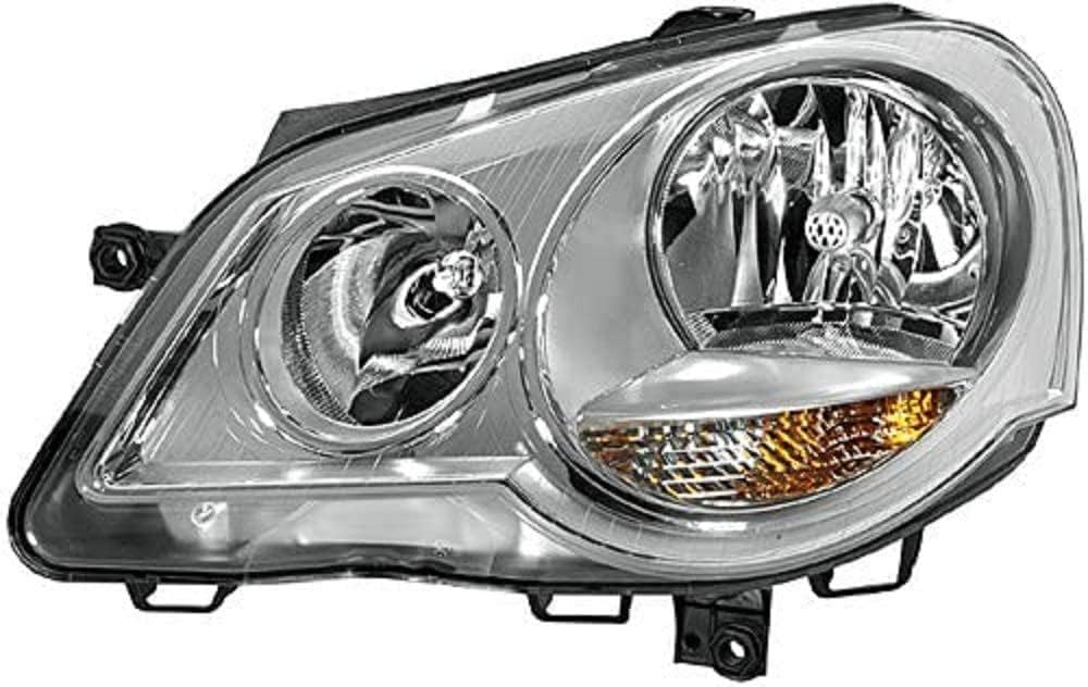 HELLA 1LE 247 019-201 FF/Halogen-Hauptscheinwerfer - rechts - für u.a. VW Polo (9N_)