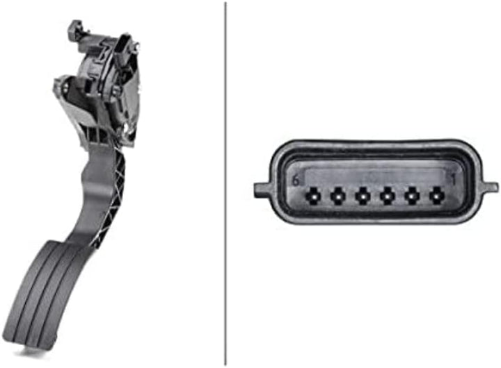 HELLA 6PV 009 978-711 Sensor, Fahrpedalstellung - für Linkslenker - Automatikgetriebe