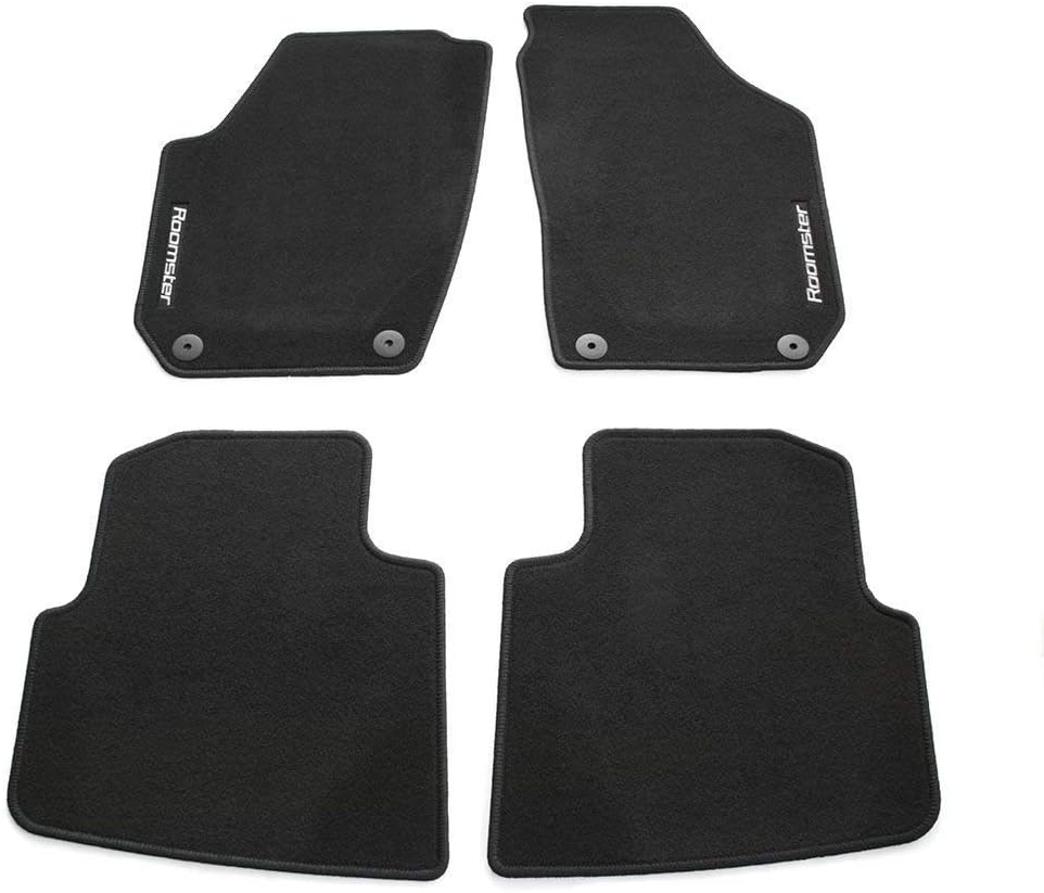 Skoda Roomster Textil-Fussmatte PP normal mit dem Schriftzug Roomster