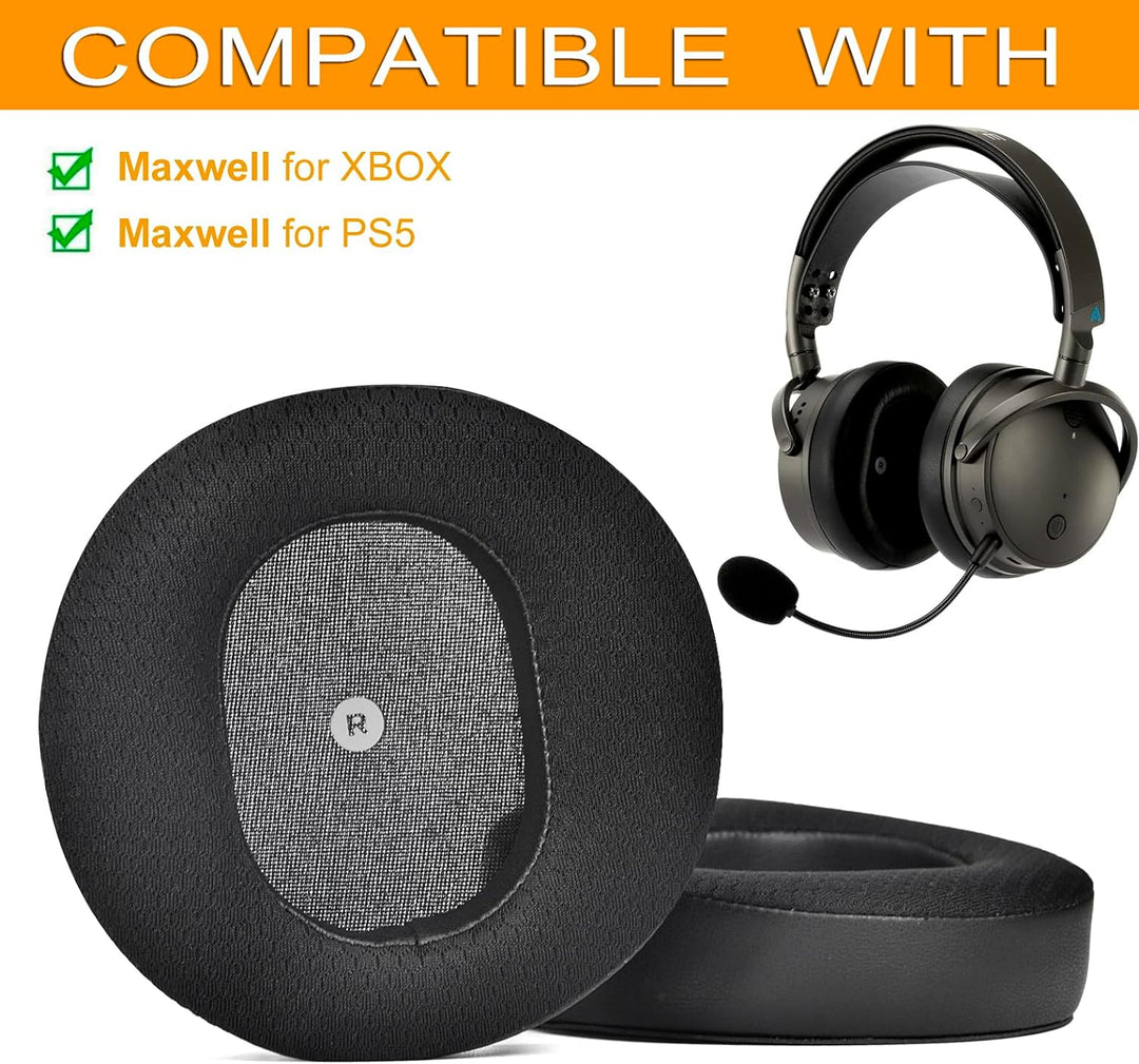 defean Maxwell Cushion Kühlgel Ersatz-Ohrpolster kompatibel mit Audeze Maxwell Kopfhörern, zusätzlic