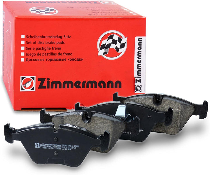 ZIMMERMANN 23183.195.1 Bremsbelagsatz Vorderachse x 1