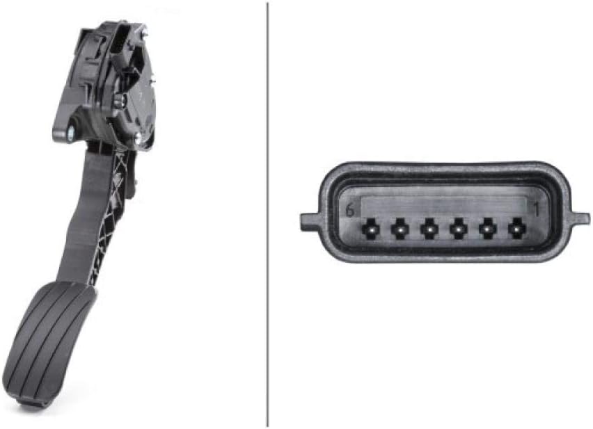 HELLA 6PV 009 978-751 Sensor, Fahrpedalstellung - für Linkslenker - Schaltgetriebe