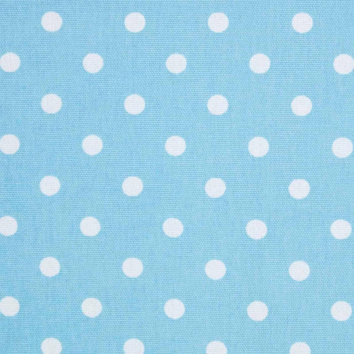 Homescapes Kindervorhang Junge Kinderzimmer Ösenvorhang Dekoschal Polka Dots 2er Set blau weiss 137