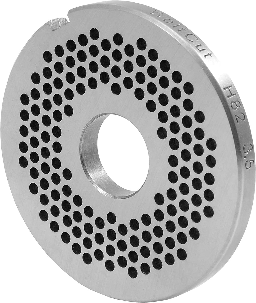 Wolfcut Lochscheiben kompatibel mit Fleischwolf FEUMA TW-H82 Werkzeugstahl (3,5 mm)