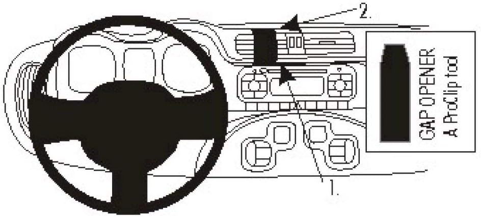 Brodit ProClip Halterung - Universelle Halterung Fürs Auto
