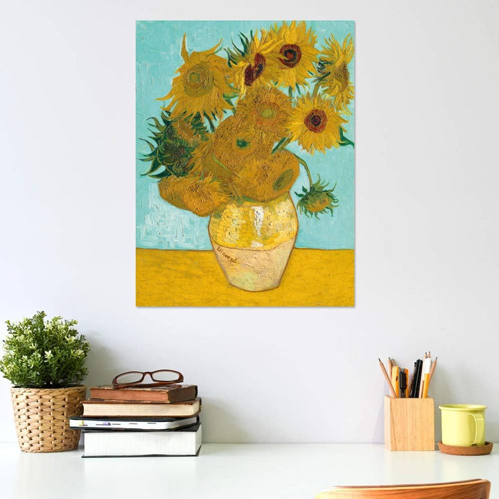 JUNIWORDS Poster, Vincent van Gogh, Zwölf Sonnenblumen in einer Vase, 60 x 76 cm, 60 x 76 cm
