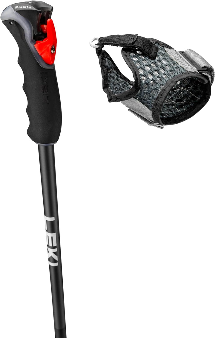 LEKI Peak Vario 3D Skistöcke black-dark anthracite-orange 110-140cm, black-dark anthracite-orange 11