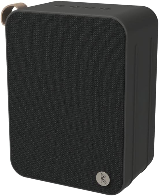 KREAFUNK aBOOM+ Bluetooth Lautsprecher, Black, black