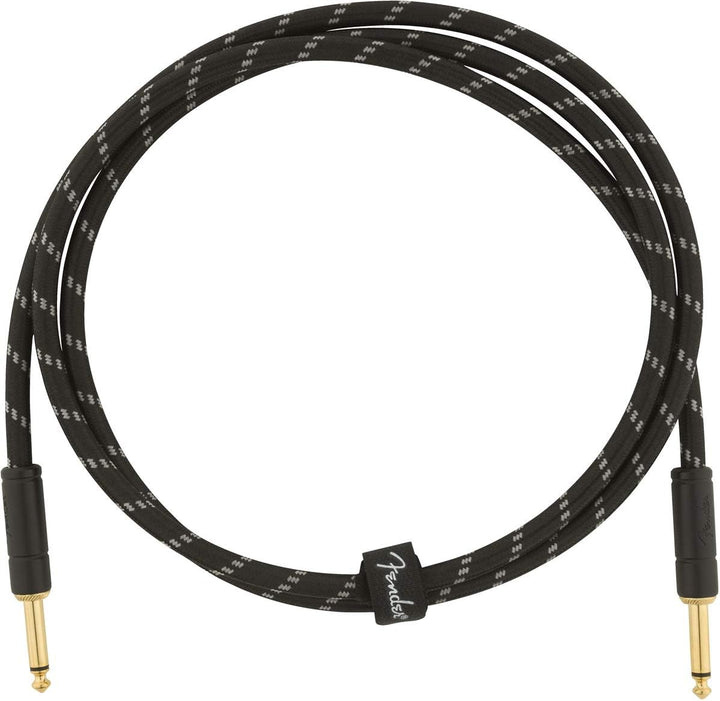 Fender® Festival Kabel, 3m rainbow & Kabel Deluxe Series, 1,5m, black tweed Bundle mit Kabel Einzelb