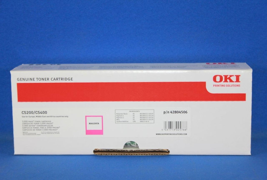 OKI 42804506 Tonerkassette magenta für C5200/C5400