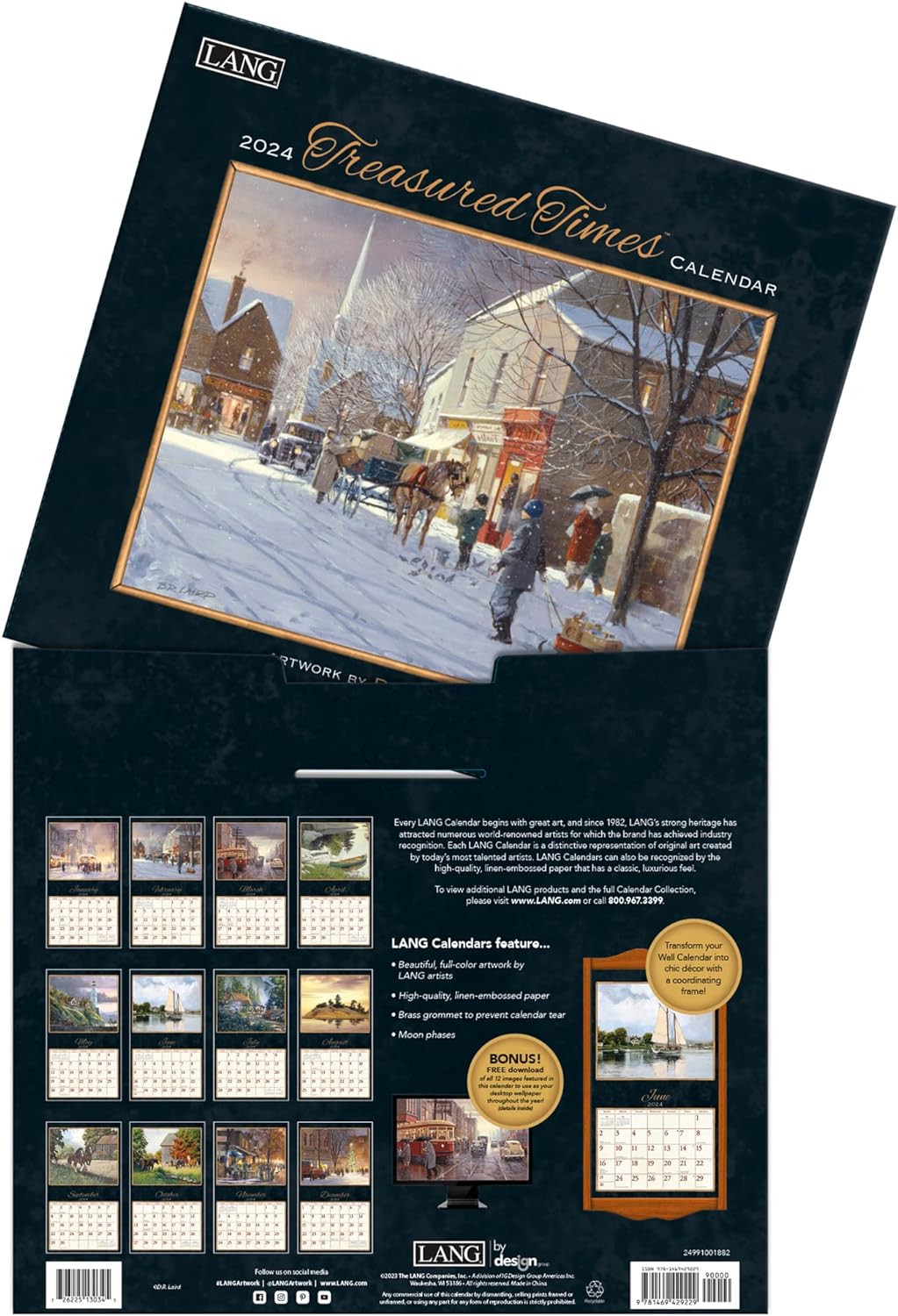 LANG Treasured Times 2024 Wandkalender (24991001882)