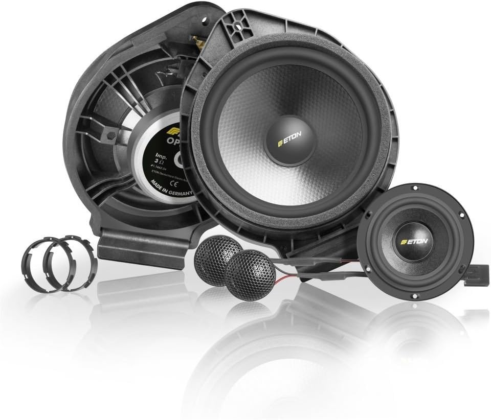 Eton UG Opel F2.1 16,5 cm - 2-Wege Lautsprechersystem Upgrad SET für Opel Astra J Fronteinbau 80 Wat
