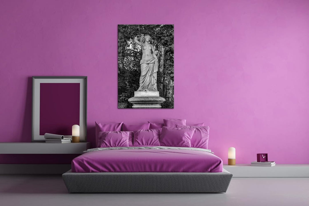 deyoli Skulptur der schönen Aphrodite Format: 80x60 als Leinwand, Effekt: Schwarz&Weiss, Motiv ferti