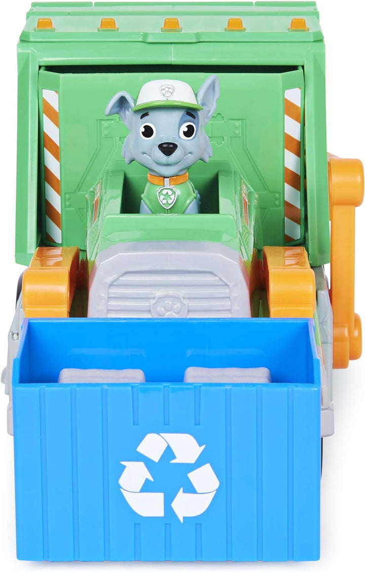 Paw Patrol Rockys Deluxe-Recycling-Truck mit Sammelfigur und 3 Werkzeugen Single, Single