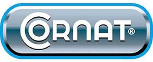 Cornat Spültisch-Einhebelarmatur "Zelina" - Hochwertiger Messingkörper - Granit schwarz / verchromt