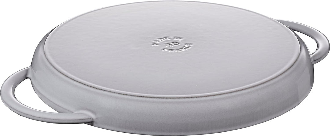 Staub 40511-782-0 Grillpfanne, rund, 30 cm, Gusseisen, grau