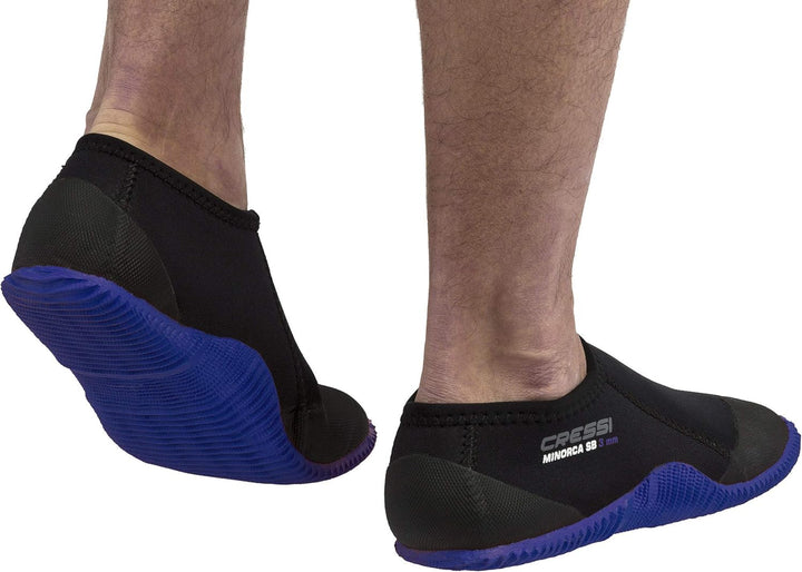 Cressi Minorca Shorty Boots 3mm - Kurzstiefel Doppelt Gefüttertes Neopren 3mm für Tauch und Wassersp