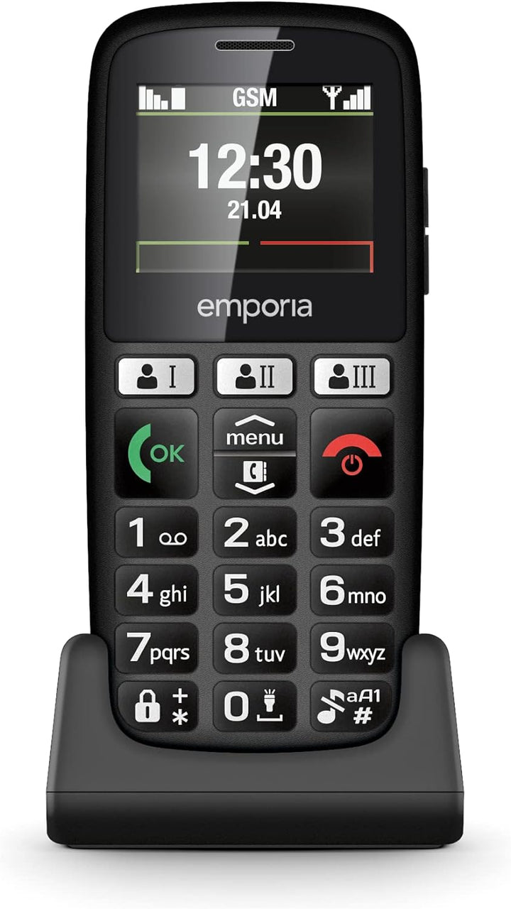 Emporia Happy Handy für Senioren, robust und hochwertig, hohe Lautstärke, Farbdisplay, Bluetooth, 3
