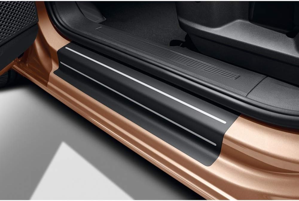 Volkswagen 2K8071310ZMD Einstiegsleisten Schutzfolie Zierstreifen, schwarz/Silber, nur für Fahrzeuge