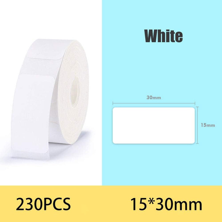 Thermoaufkleber Papier Barcode Preisgrösse Name Blanko Etiketten Wasserdicht Reissfest für Zuhause O