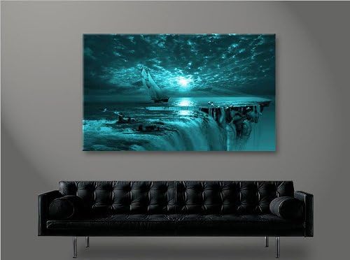 islandburner Bild Bilder auf Leinwand Edge 1p XXL Poster Leinwandbild Wandbild Art up Your Life ®