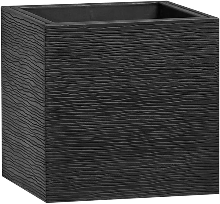 Poetic Pflanzgefäss AKAROA eckig 37 Smoke Black