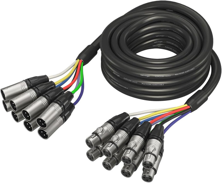 Behringer GMX-500 Gold Performance 5 m (16,4 Fuss) 8-Wege-Multicore-Kabel mit XLR-Anschlüssen