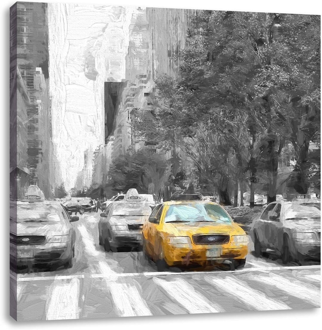 prächtiger Antelope Canyon, Format: 70x70 auf Leinwand, XXL riesige Bilder fertig gerahmt mit Keilra