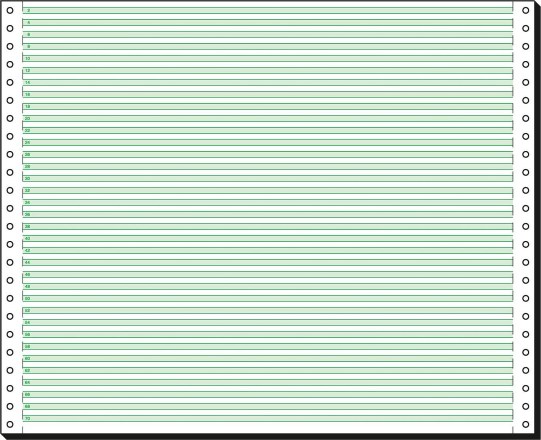 SIGEL 12370 Endlospapier 12 Zoll x 375 mm (A3 quer), 60 g, 2000 Blatt LP, 1fach, mit Leselinien mit