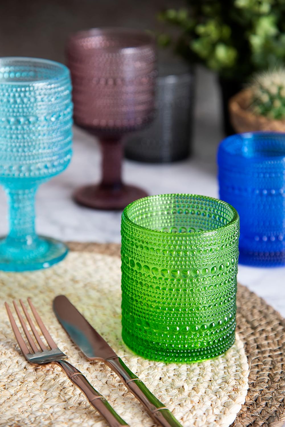 Excelsa Aurora Set 6 Mehrzwecktassen, Glas