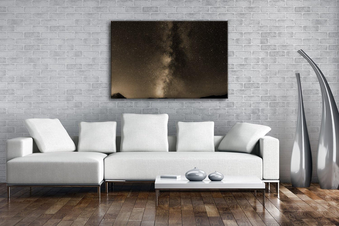 deyoli zauberhafte Aufnahme der Milchstrasse Format: 80x60 Effekt: Sepia als Leinwand, Motiv fertig