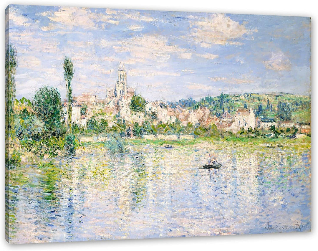 Generisch Claude Monet - Vétheuil im Sommer als Leinwandbild/Grösse: 100x70 cm/Wandbild/Kunstdruck/f